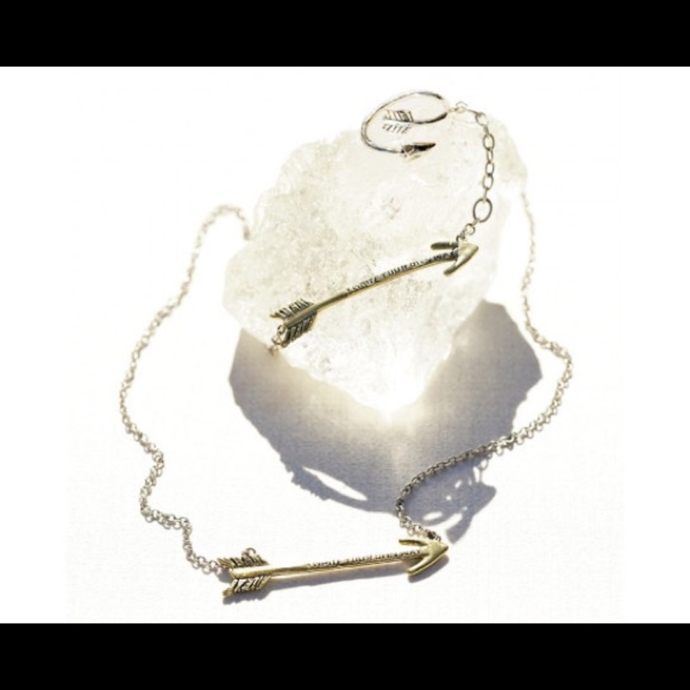 Waxing Poetic Arrow Necklace